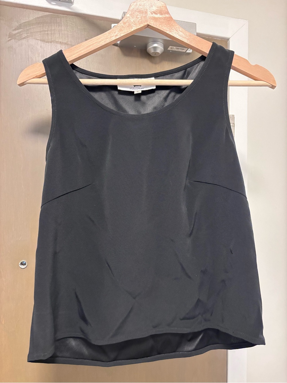 Classic vintage style Black Sleeveless Women's Top